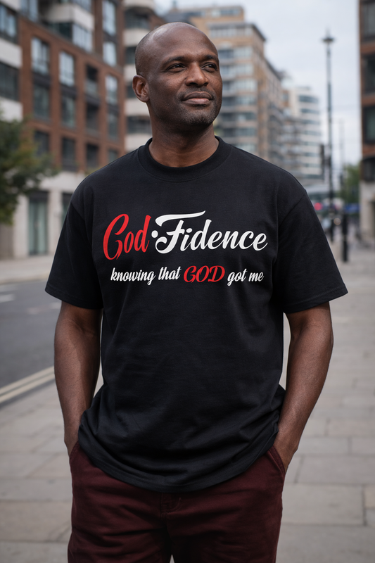 GodFidence Tee — Knowing That GOD Got Me